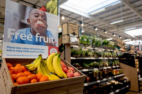 tesco free fruit