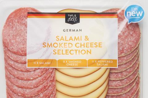 Chilled - Aldi German Salami and Smoked Cheese Selection