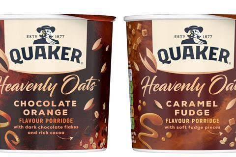 Quaker Heavenly Oats pots