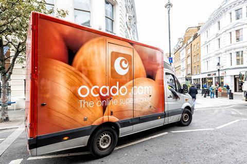 ocado delivery van GettyImages-1125773153