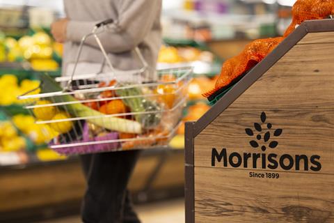 Morrisons shopper basket health veg