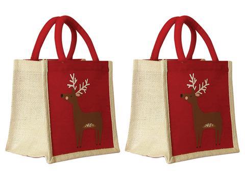 M&S reuseable Reindeer bag 