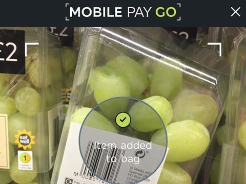 M&S Mobile, Pay, Go app 