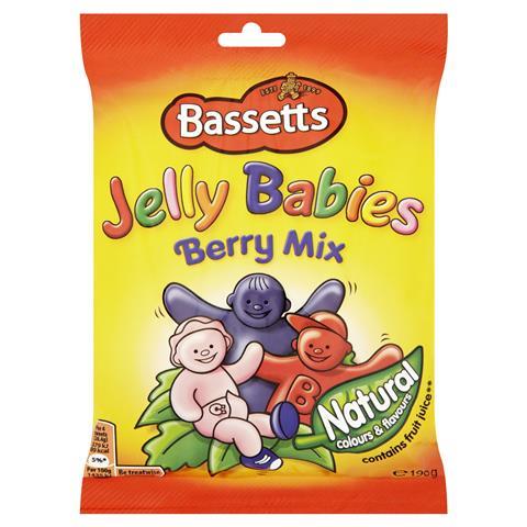 Bassetts Jelly Babies Berry Flavour