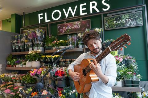 Waitrose store opening flowers