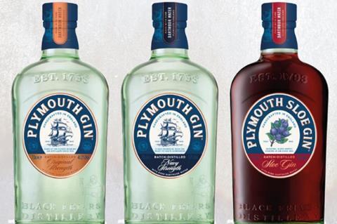 Plymouth gin sustainable bottle