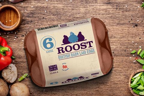 Roost eggs pack shot