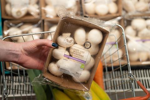 sainsburys mushroom paper punnets