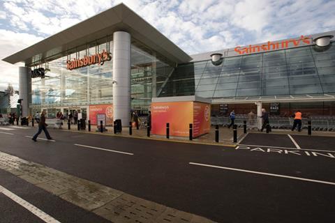 Sainsbury's store outside