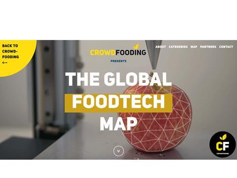 Crowdfooding food tech map