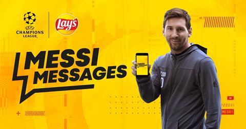 Lays Messi Messages hero