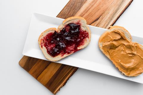 Peanut butter and jam
