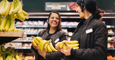 marks and spencer staff worker fruit bananas