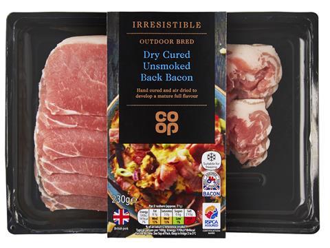 co-op irresistible bacon