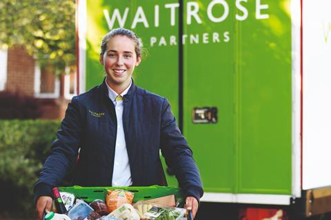 waitrose staff delivery van