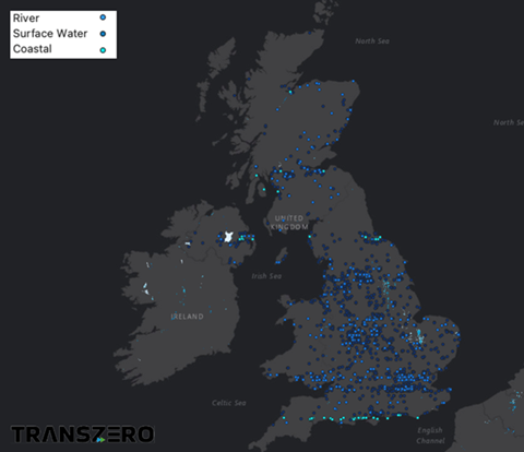 Flood risk map