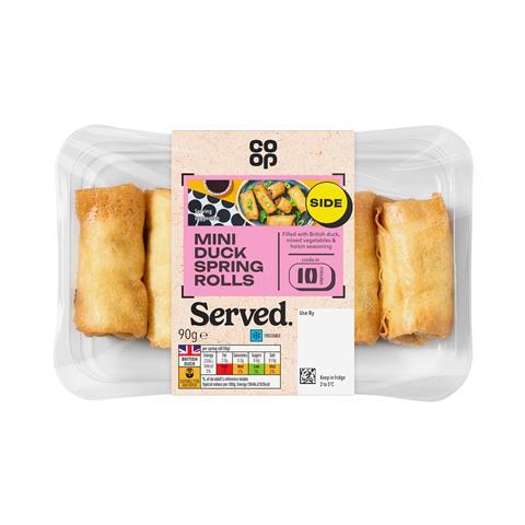 5000129395006_Served Taste of Asia Duck Spring Roll_34877