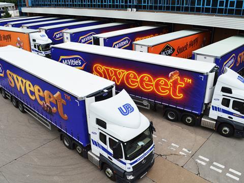 united biscuits lorries