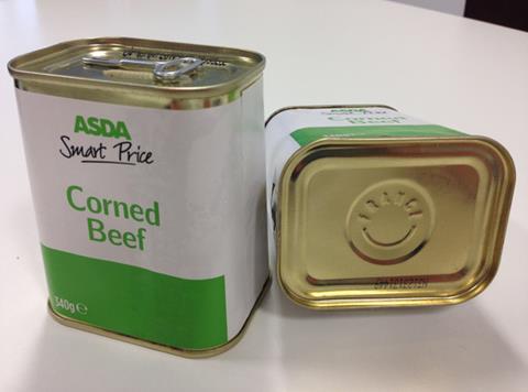 Smart Price corned beef by Asda