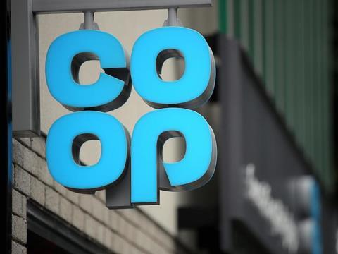 Co-op logo on store front