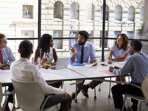 meeting in office business discussion 