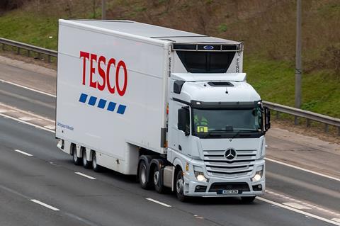 Tesco lorry