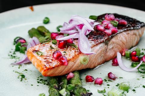 Salmon dish