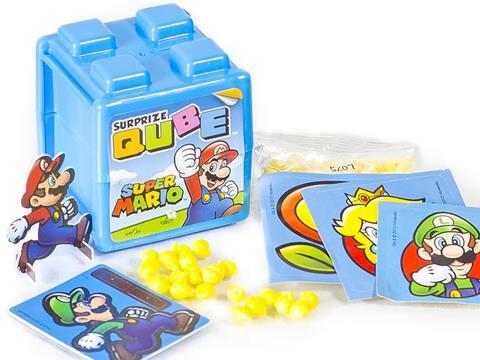 super mario cube confectionary