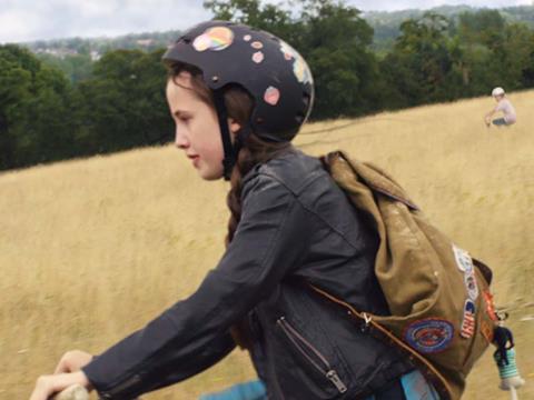 hovis ad girl on bike