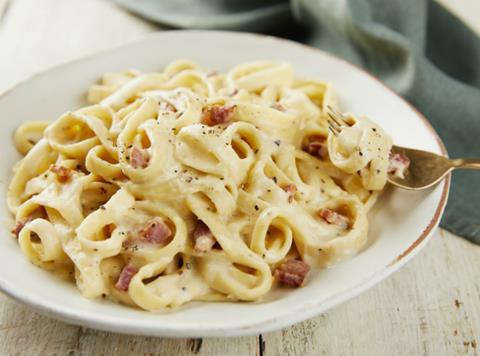 Bella Italia frozen Carbonara Pancetta