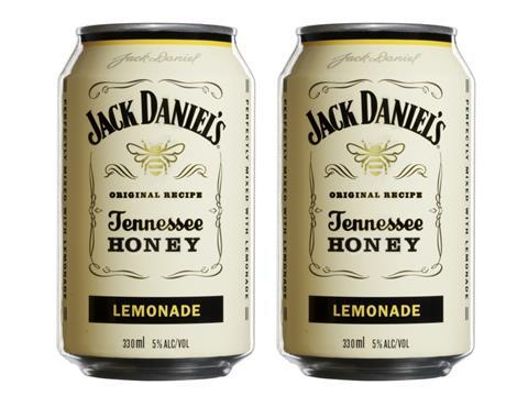 JD Tennessee Honey and Lemonade premix