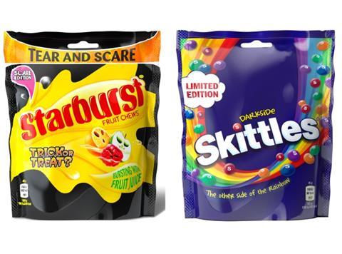 Halloween Skittles Starburst