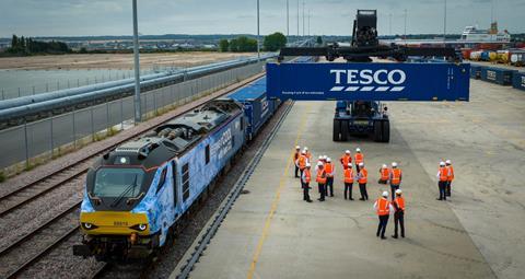 Tesco train 2024 image