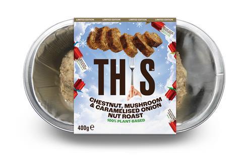 This Chestnut Mushroom & Caramelised Onion Nut Roast