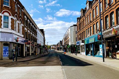 empty high street shop