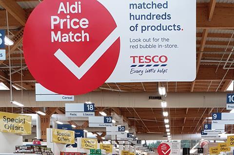 Tesco Aldi price match