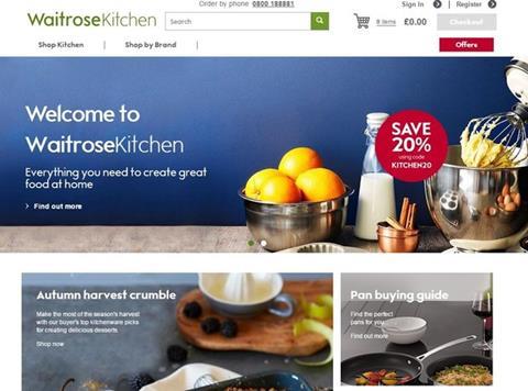 Waitrose Kitchen screengrab