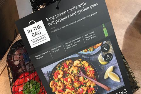 m&s in the bag meal kit