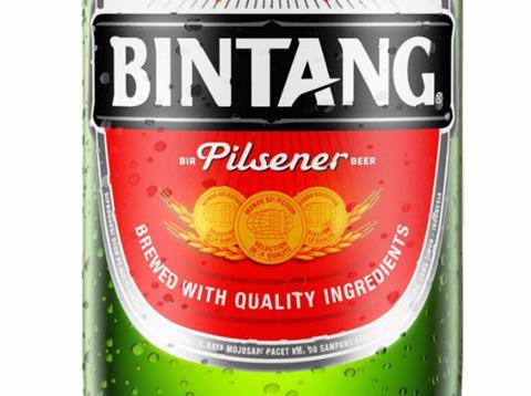 Bintang beer label