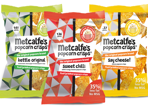 Metcalfe's Skinny Popcorn chips