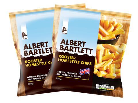 albert bartlett rooster chips frozen