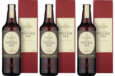 Fuller's 2019 Vintage Ale bottle and box