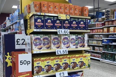 Category 1 - Tesco cereal gondola ends 3