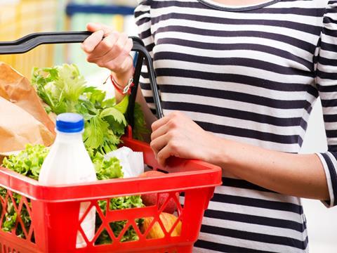 shopper with basket one use