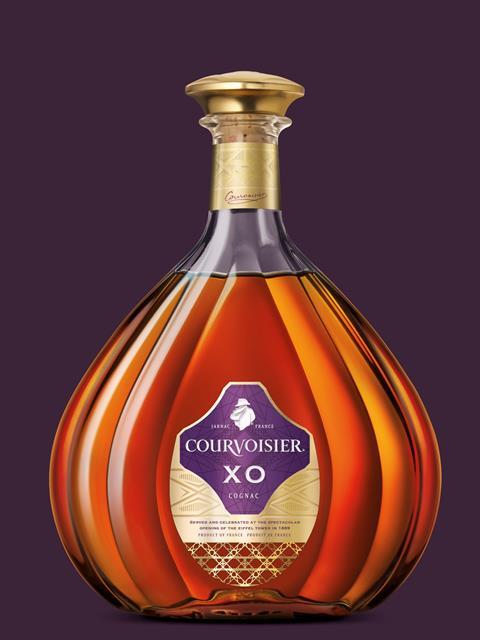 Courvoisier redesign cognac