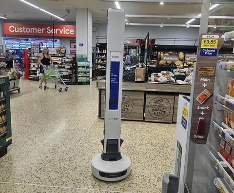 tesco tally robot
