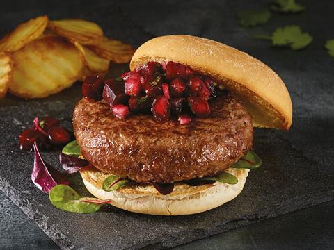 Iceland luxury venison burger