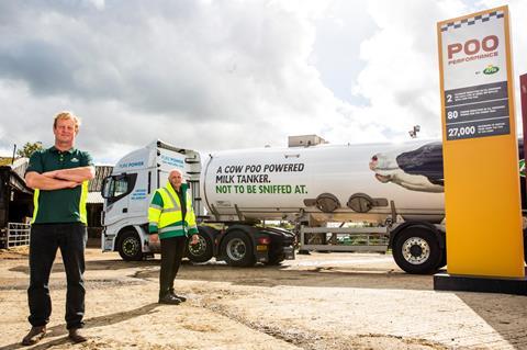 Arla Poo-powered tanker