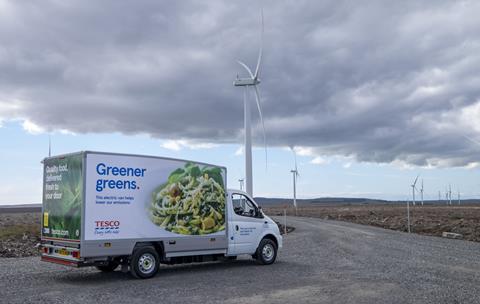 Tesco EV van