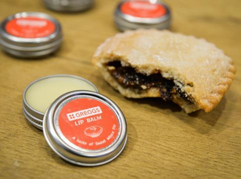 Greggs Sweet Mince Pie lip balm